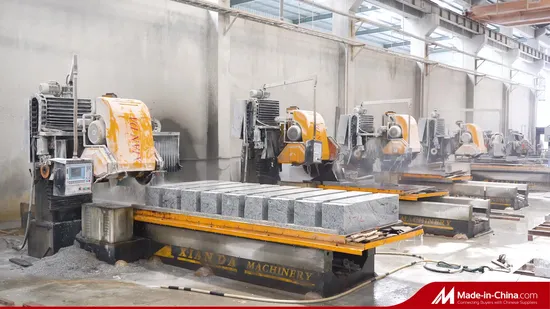 Automatic Computerized Special Shape Linear Railing Column Solid Pillar Balustrade Banister Vase CNC Stone Cutting Profiling Lathe Machine