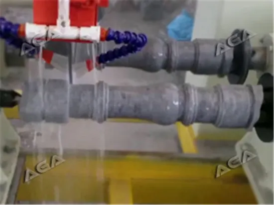 Column Cutting Machine/Granite/Marble/Stone/Automatic Lathe Cutting Machine Profiling/Railing Granite (SYF1800)