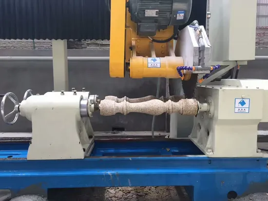 China Automatic Stone Lathe Cutting Machine Profiling/Railing Granite/Marble Column in Stone Processing Machinery