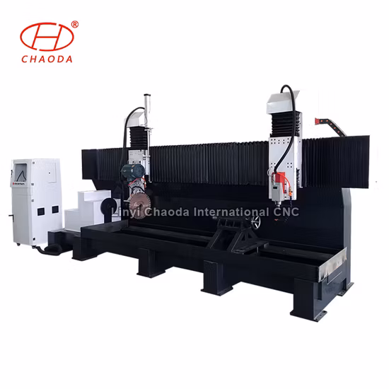 China Automatic Stone Lathe Cutting Machine Profiling/Railing Granite/Marble Column in Stone Processing Machinery