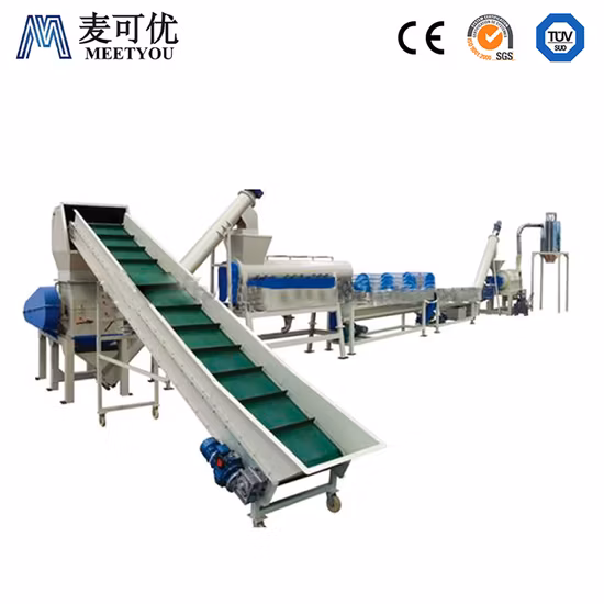 High Quality Equipment Waste Plastic PE PP Film Recycling Machine